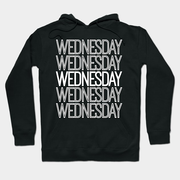 Weekdays: Wednesday Hoodie by artsylab